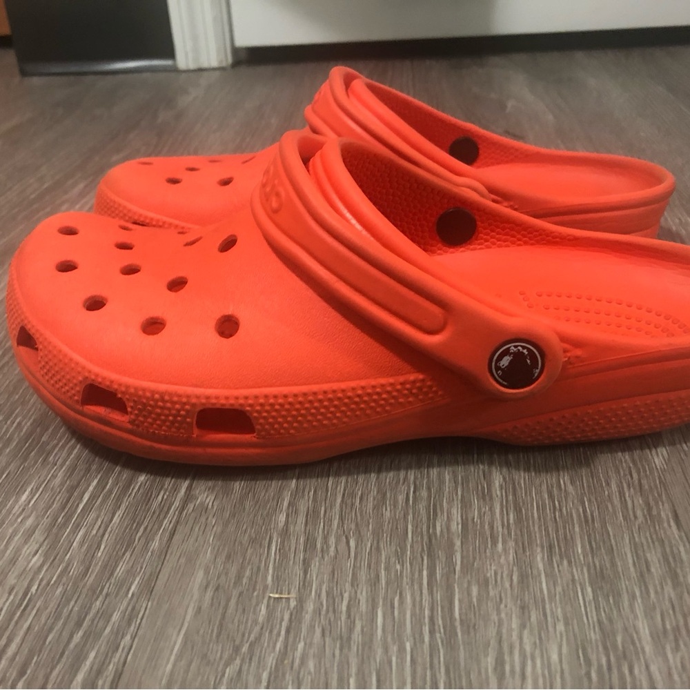 Kids Orange Crocs Clogs